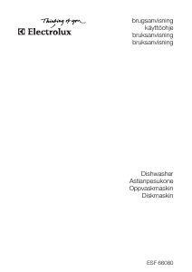 Brugsanvisning Electrolux ESF66080WR Opvaskemaskine