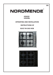 Manual Nordmende HG62BL Hob