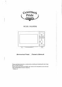Manual Nordmende KAL6900 Microwave