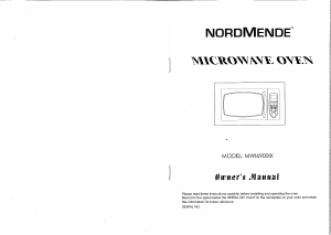 Manual Nordmende MWI6900IX Microwave