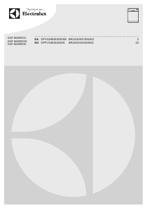 Bruksanvisning Electrolux ESF8690ROW Oppvaskmaskin