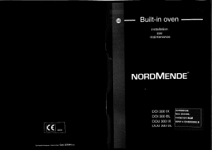 Handleiding Nordmende DOU300BL Oven