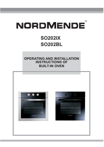 Handleiding Nordmende SO202BL Oven