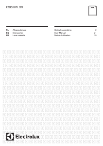 Mode d’emploi Electrolux ESI5201LOX Lave-vaisselle