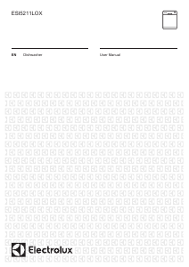 Manual Electrolux ESI5211LOX Dishwasher