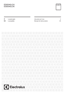 Manual de uso Electrolux ESI5540LOX Lavavajillas