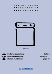 Mode d’emploi Electrolux ESI6110A Lave-vaisselle