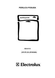 Priručnik Electrolux ESI6112X Perilica posuđa