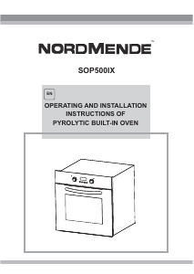 Handleiding Nordmende SOP500IX Oven