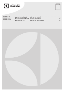 Návod Electrolux ESI6531LOK Umývačka riadu