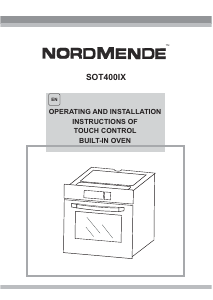 Bedienungsanleitung Nordmende SOT400IX Backofen