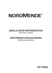 Manual Nordmende RET340BL Refrigerator