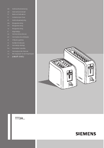 Manuale Siemens TT3A0103 Tostapane