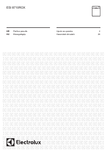 Priručnik Electrolux ESI8710ROX Perilica posuđa