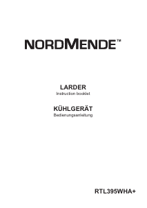 Manual Nordmende RTL395IXA Refrigerator