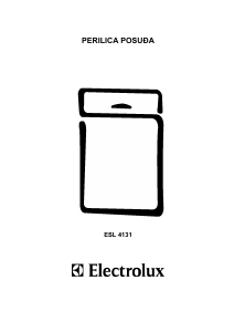 Priručnik Electrolux ESL4131 Perilica posuđa