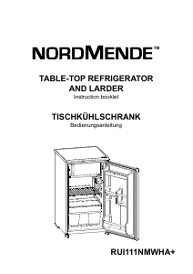 Bedienungsanleitung Nordmende RUI111NMWHAPLUS Kühlschrank