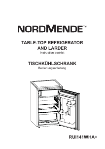 Manual Nordmende RUI141WHA Refrigerator