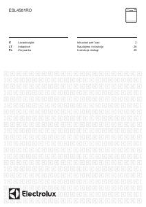 Mode d’emploi Electrolux ESL4581RO Lave-vaisselle