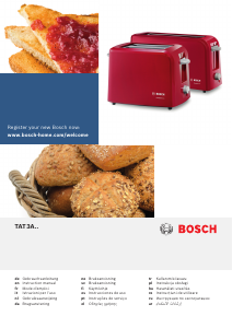 Bruksanvisning Bosch TAT3A001 Brödrost