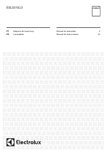 Manual Electrolux ESL5310LO Máquina de lavar louça