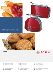 Руководство Bosch TAT6104 Тостер