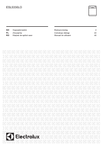 Instrukcja Electrolux ESL5330LO Zmywarka