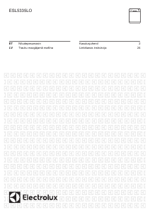 Rokasgrāmata Electrolux ESL5335LO Trauku mašīna