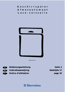 Mode d’emploi Electrolux ESL6111I Lave-vaisselle