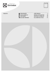 Mode d’emploi Electrolux ESL63010 Lave-vaisselle