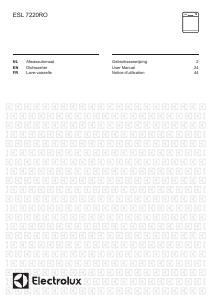 Mode d’emploi Electrolux ESL7220RO Lave-vaisselle