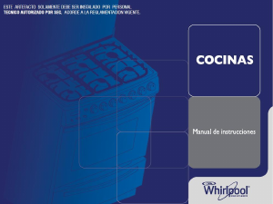 Manual de uso Whirlpool WST603AIX Cocina
