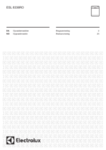 Bruksanvisning Electrolux ESL8336RO Oppvaskmaskin