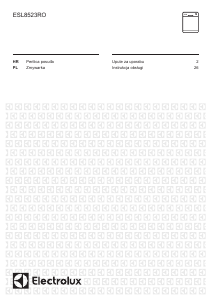 Instrukcja Electrolux ESL8523RO Zmywarka