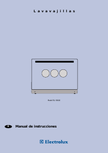 Manual de uso Electrolux ESL90600X Lavavajillas