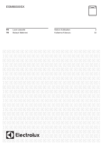 Mode d’emploi Electrolux ESM89300SX Lave-vaisselle