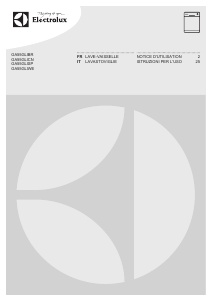 Manuale Electrolux GA55GLIBR Lavastoviglie