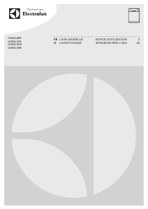 Manuale Electrolux GA55LIBR Lavastoviglie