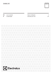 Mode d’emploi Electrolux GA60LVE Lave-vaisselle
