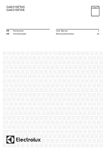 Bedienungsanleitung Electrolux GA6215iFSW Geschirrspüler