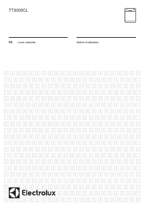 Mode d’emploi Electrolux TT2005CL Lave-vaisselle