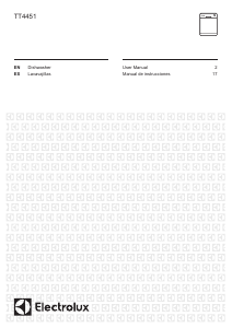 Manual Electrolux TT4451 Dishwasher