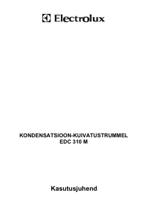 Kasutusjuhend Electrolux EDC310M Kuivati