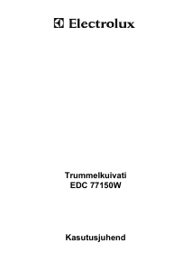 Kasutusjuhend Electrolux EDC77150W Kuivati