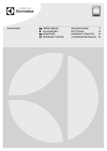 Käyttöohje Electrolux EDH3487RDW Kuivausrumpu