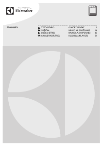 Návod Electrolux EDH3498RDL Sušička