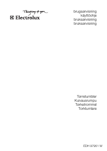 Bruksanvisning Electrolux EDH97951W Tørketrommel