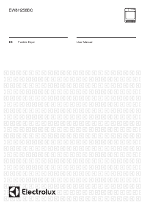 Handleiding Electrolux EW8H258BC Wasdroger