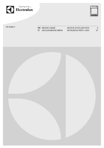 Manuale Electrolux TW5458F Asciugatrice