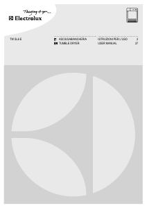 Manuale Electrolux TWSL6E201 Asciugatrice